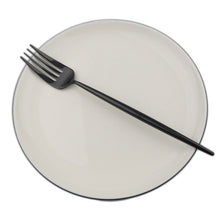 Load image into Gallery viewer, Luxury Black Rainbow Dinnerware Tableware Set Stainless Steel