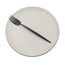Load image into Gallery viewer, Luxury Black Rainbow Dinnerware Tableware Set Stainless Steel