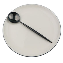 Load image into Gallery viewer, Luxury Black Rainbow Dinnerware Tableware Set Stainless Steel