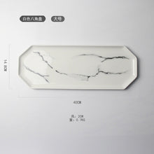 Load image into Gallery viewer, European Style Marble Pattern Ceramic Tableware