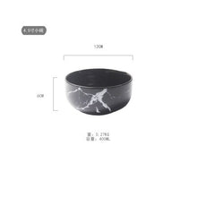 Load image into Gallery viewer, European Style Marble Pattern Ceramic Tableware