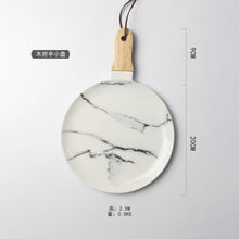 Load image into Gallery viewer, European Style Marble Pattern Ceramic Tableware