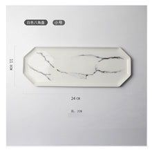 Load image into Gallery viewer, European Style Marble Pattern Ceramic Tableware