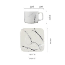 Load image into Gallery viewer, European Style Marble Pattern Ceramic Tableware